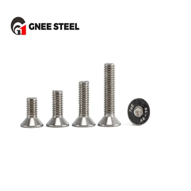 A2-70 A4-80 CSK sexkantsboltar með flathaus