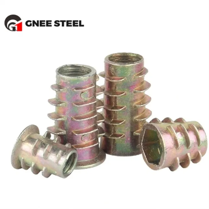 DIN 7965 Slotted Threaded Inserts