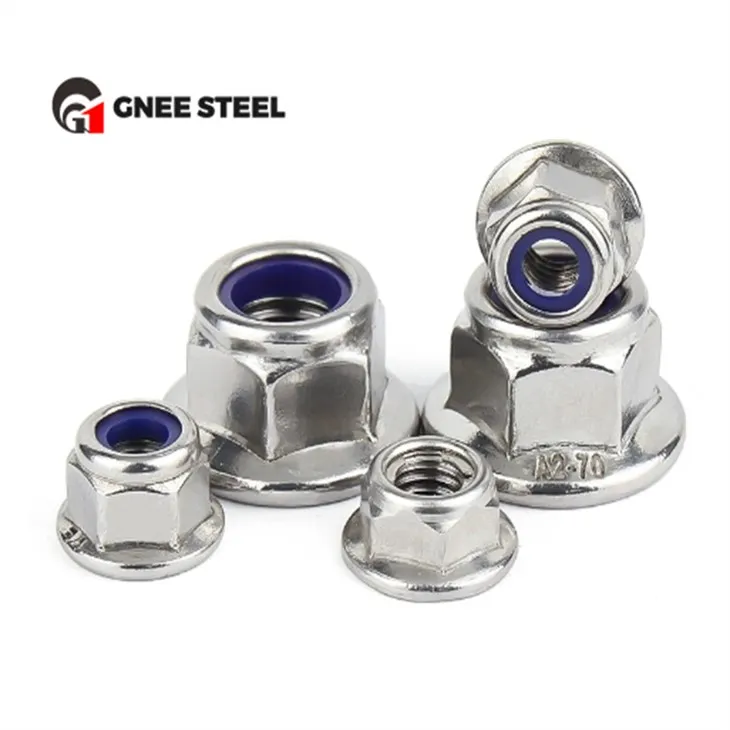 DIN6926 Flange Nylock hnetur
